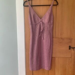 Vintage lavender iridescent cocktail dress by Milly